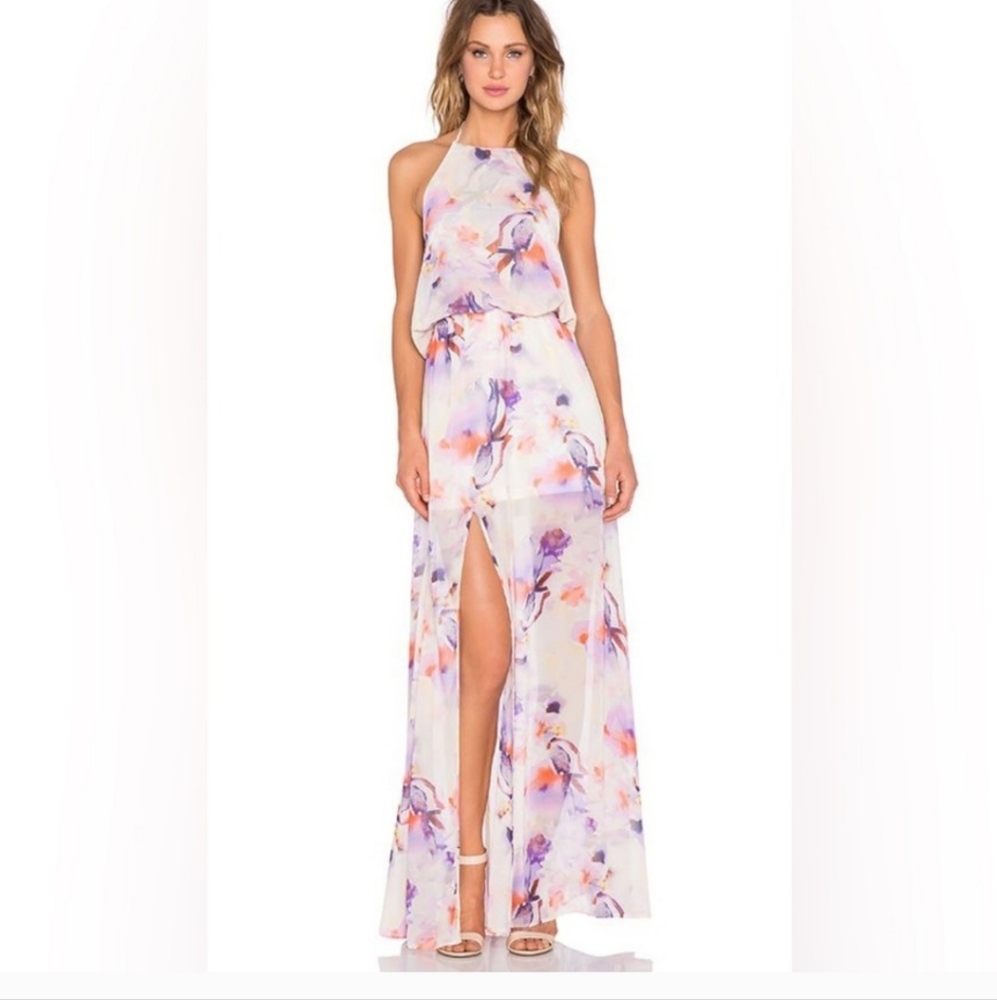 Show Me Your MuMu Heather halter Maxi Dress - Picture 1 of 9